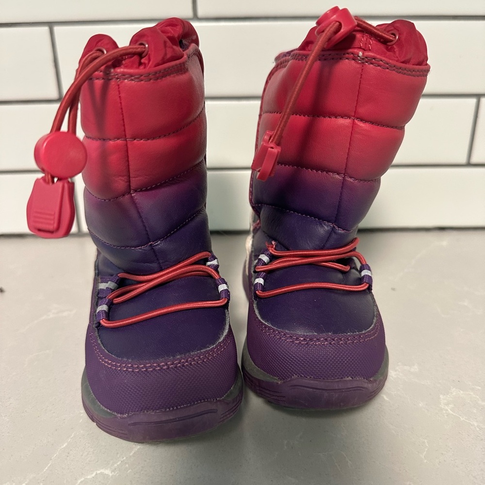 Lands' End Kids' Purple and Pink Snow Boots